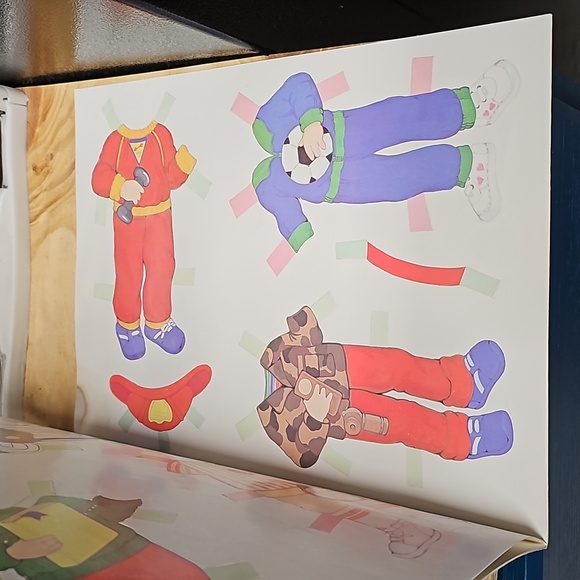 Vintage My Buddy doll paperdolls Golden books - Picture 15 of 16